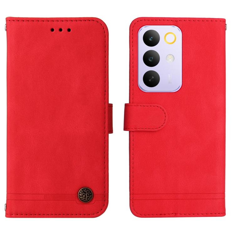 For Realme C85 Pro 4G Skin Feel Life Tree Metal Button Leather Phone Case