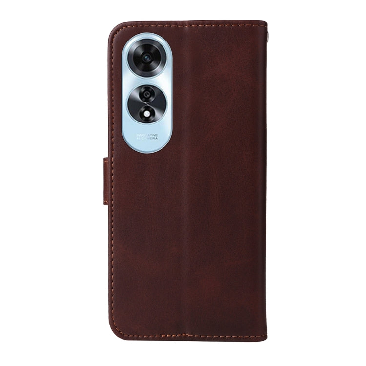 For OPPO A60 4G Global Classic Calf Texture Flip Leather Phone Case