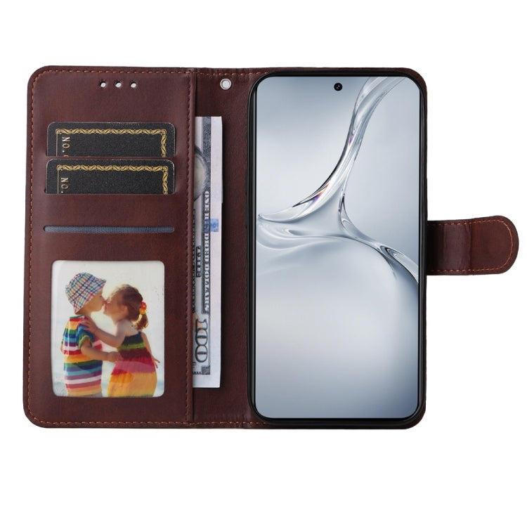For OPPO K12x Classic Calf Texture Flip Leather Phone Case