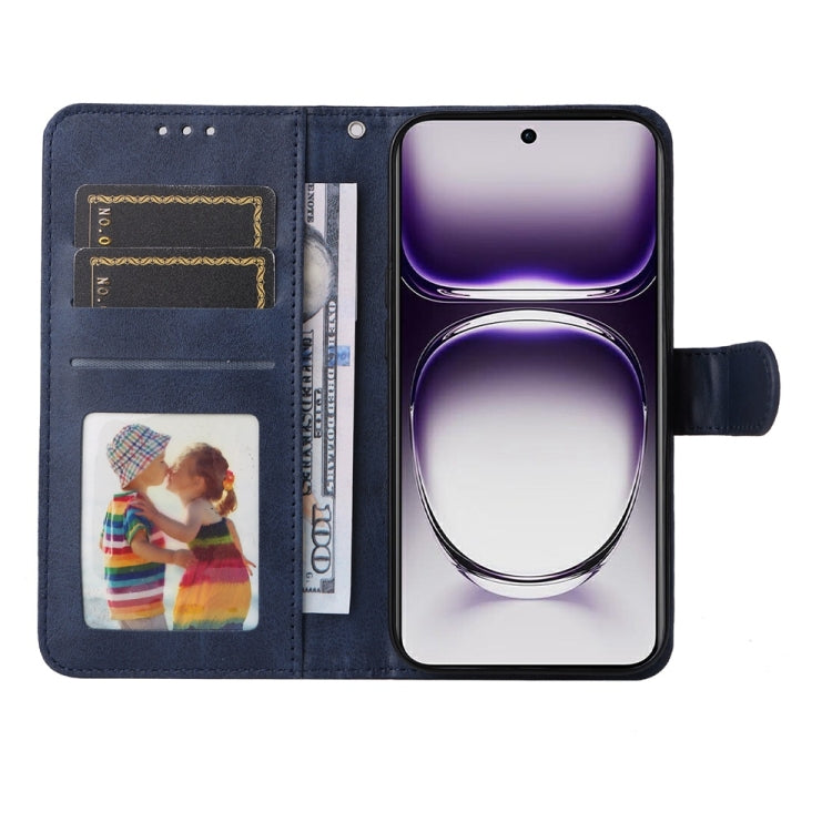 For OPPO Reno12 5G Global Classic Calf Texture Flip Leather Phone Case