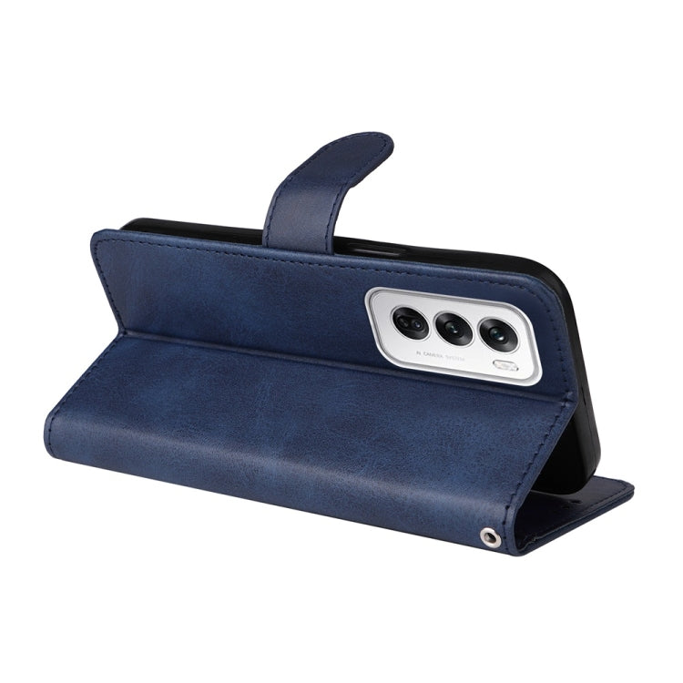 For OPPO Reno12 5G Global Classic Calf Texture Flip Leather Phone Case