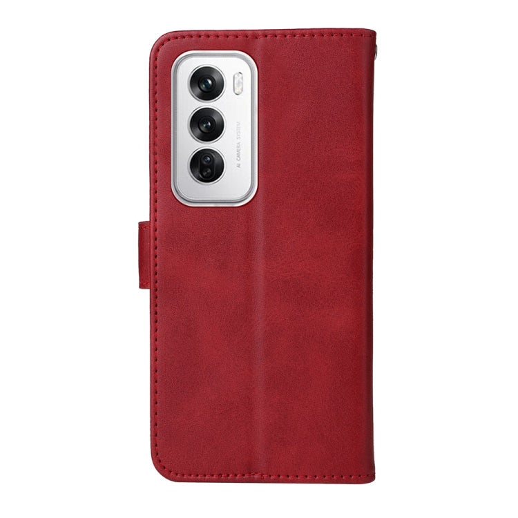 For OPPO Reno12 5G Global Classic Calf Texture Flip Leather Phone Case