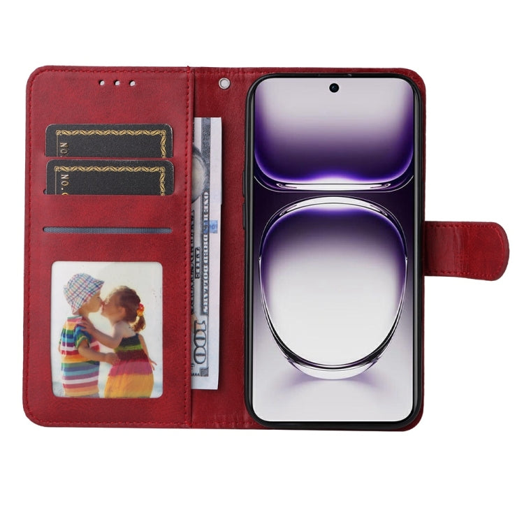 For OPPO Reno12 5G Global Classic Calf Texture Flip Leather Phone Case