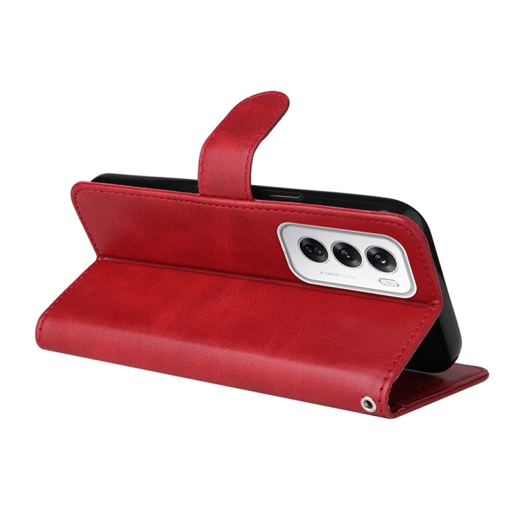 For OPPO Reno12 5G Global Classic Calf Texture Flip Leather Phone Case