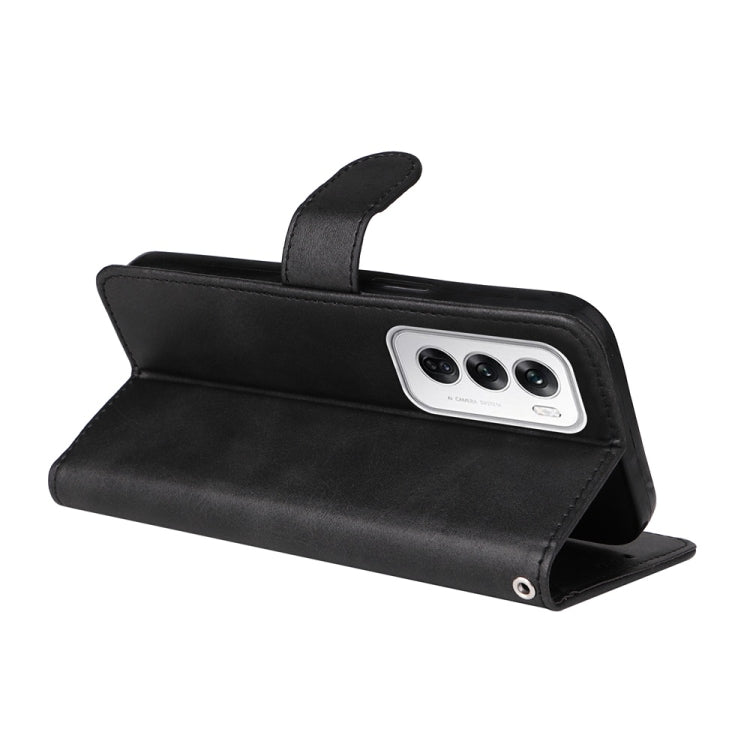 For OPPO Reno12 5G Global Classic Calf Texture Flip Leather Phone Case