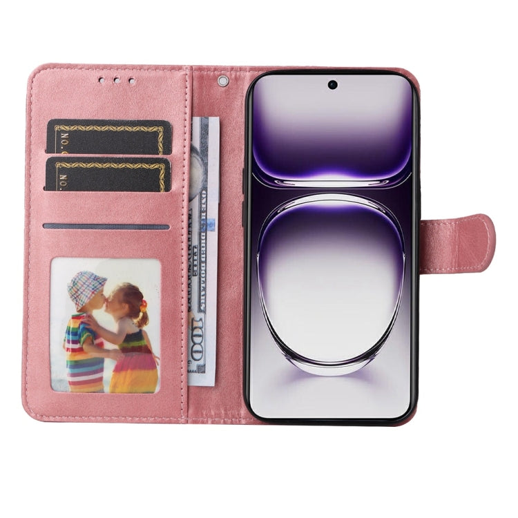 For OPPO Reno12 5G Global Classic Calf Texture Flip Leather Phone Case