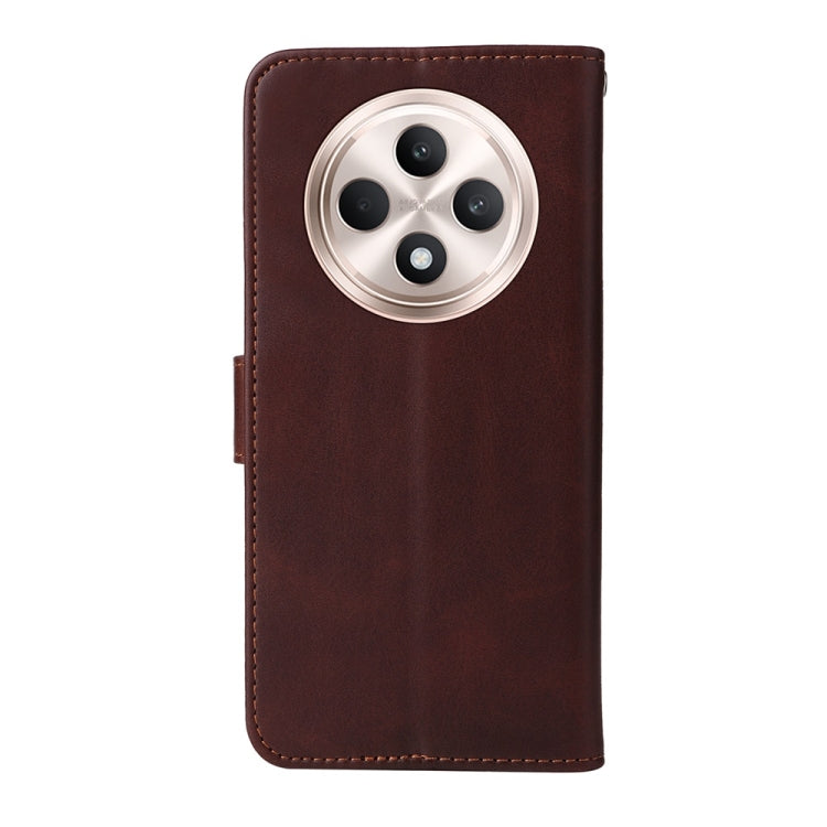 For OPPO Reno12 F 5G Global Classic Calf Texture Flip Leather Phone Case