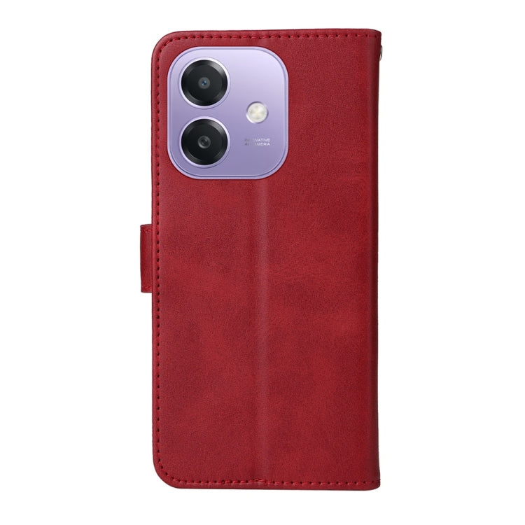For OPPO A5x 4G / 5G / A3x 4G / 5G India Classic Calf Texture Flip Leather Phone Case