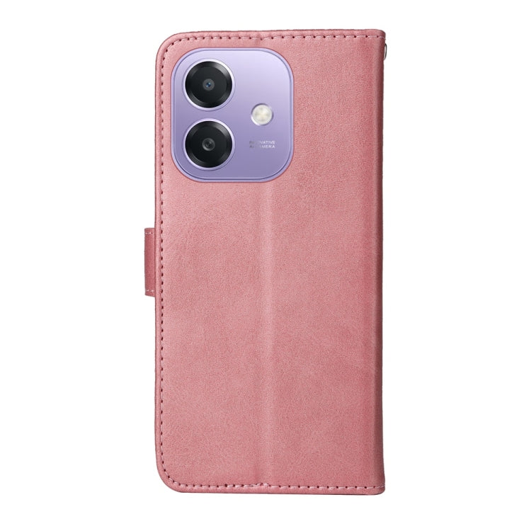 For OPPO A5x 4G / 5G / A3x 4G / 5G India Classic Calf Texture Flip Leather Phone Case