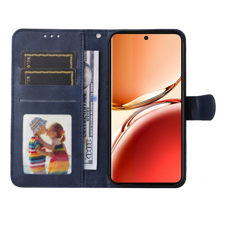 For OPPO Reno12 F 4G Classic Calf Texture Flip Leather Phone Case