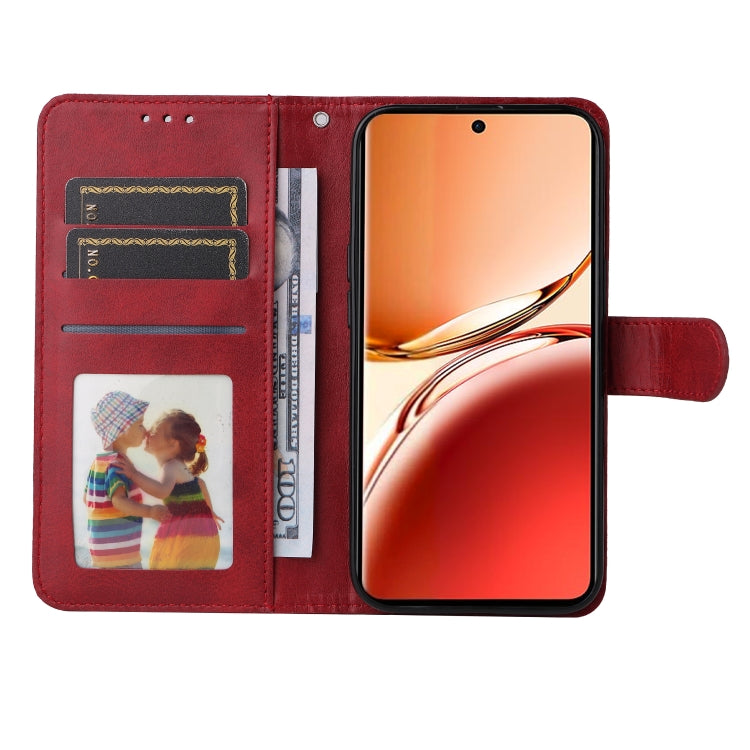 For OPPO Reno12 F 4G Classic Calf Texture Flip Leather Phone Case