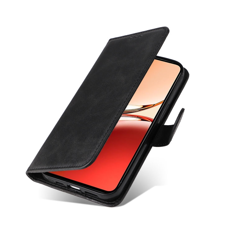 For OPPO Reno12 F 4G Classic Calf Texture Flip Leather Phone Case