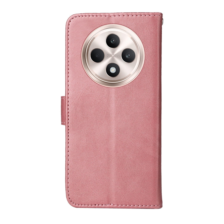 For OPPO Reno12 F 4G Classic Calf Texture Flip Leather Phone Case