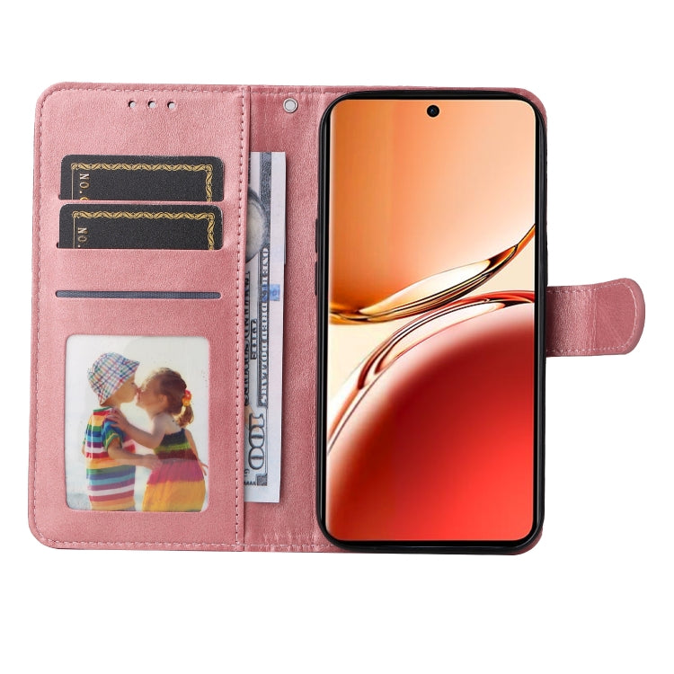 For OPPO Reno12 F 4G Classic Calf Texture Flip Leather Phone Case