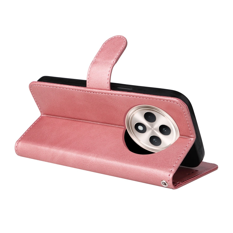 For OPPO Reno12 F 4G Classic Calf Texture Flip Leather Phone Case