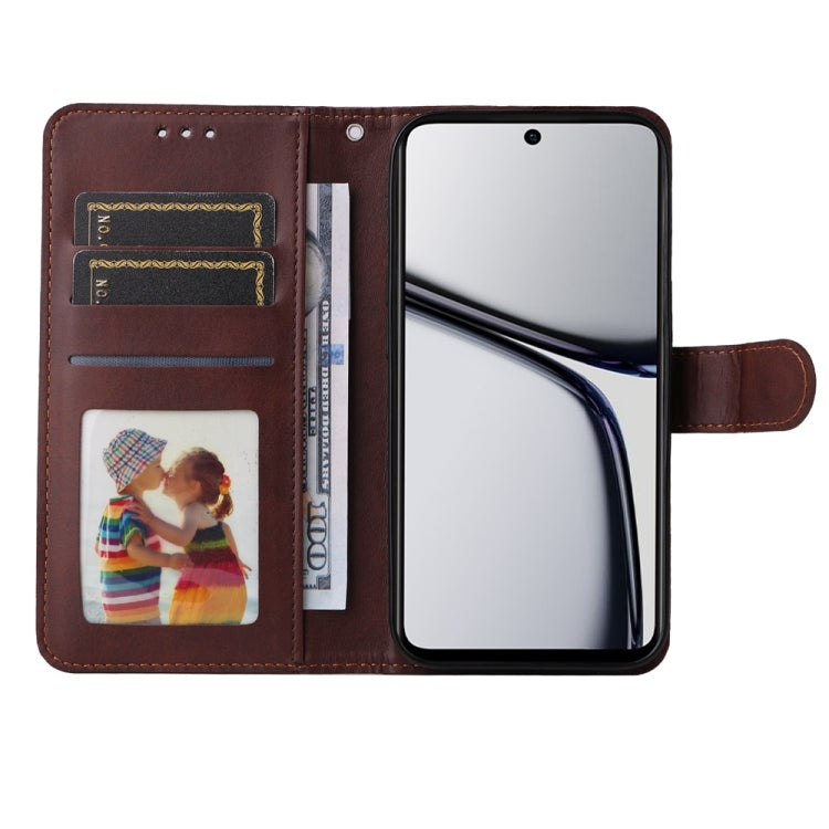 For Realme C65 4G Classic Calf Texture Flip Leather Phone Case