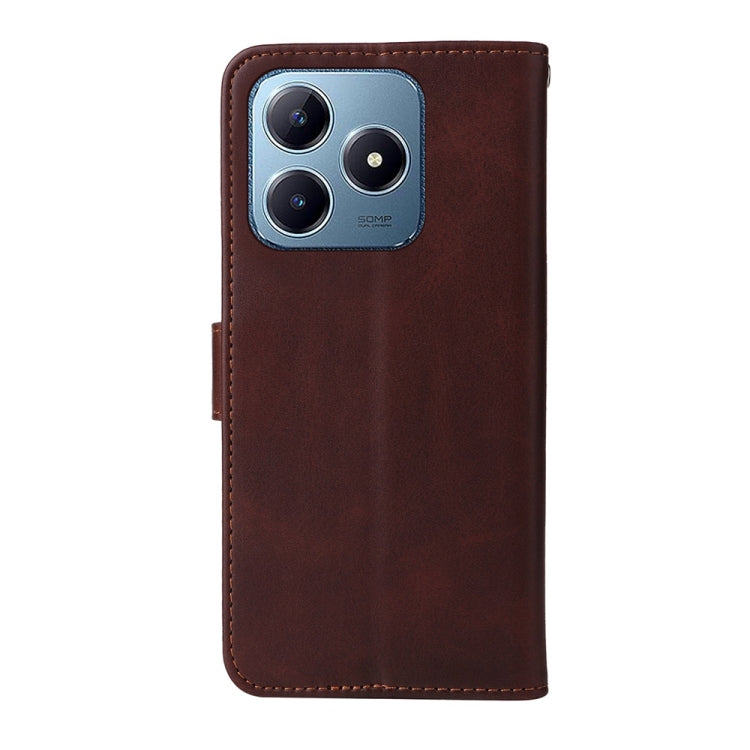 For Realme C63 / C61  / Note 60 Classic Calf Texture Flip Leather Phone Case