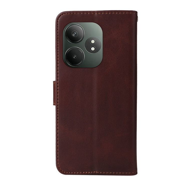 For Realme GT 6 / GT Neo6 SE Classic Calf Texture Flip Leather Phone Case