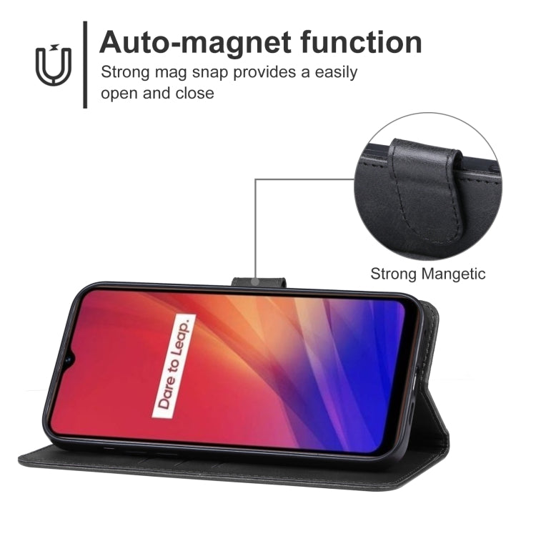 For Realme C65 Leather Phone Case