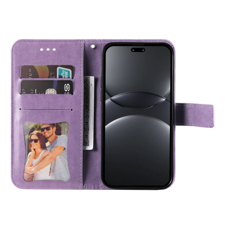 For Huawei nova 13 Pro Seven-petal Flowers Embossing Leather Phone Case