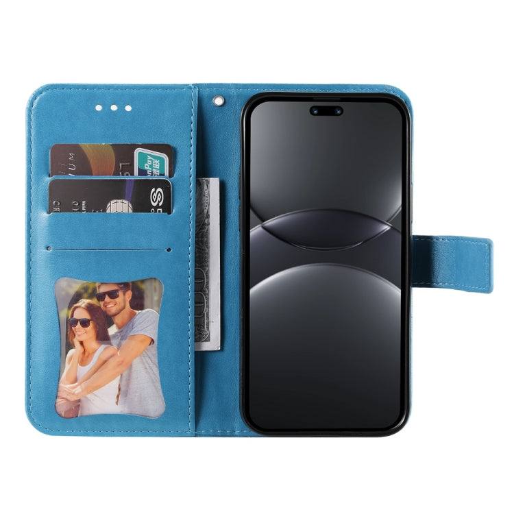 For Huawei nova 13 Pro Seven-petal Flowers Embossing Leather Phone Case
