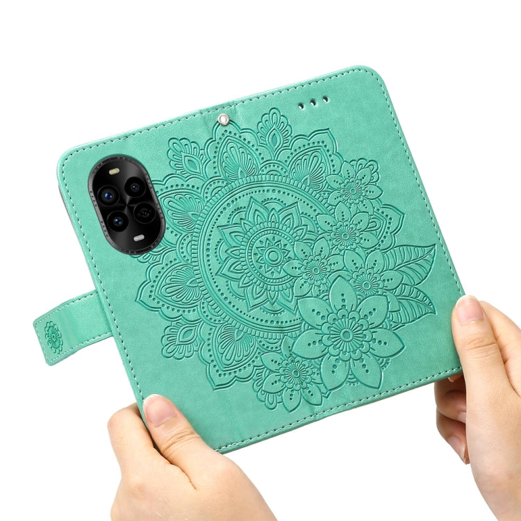 For Huawei nova 13 Pro Seven-petal Flowers Embossing Leather Phone Case