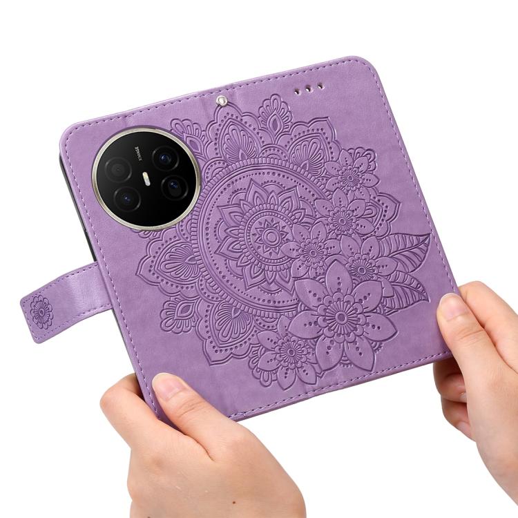 For Huawei Mate 70 Air 5G Seven-petal Flowers Embossing Leather Phone Case
