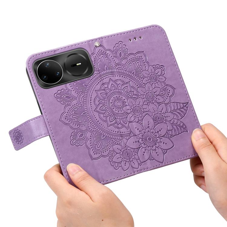 For Huawei nova 15 Pro / nova 15 Ultra Seven-petal Flowers Embossing Leather Phone Case