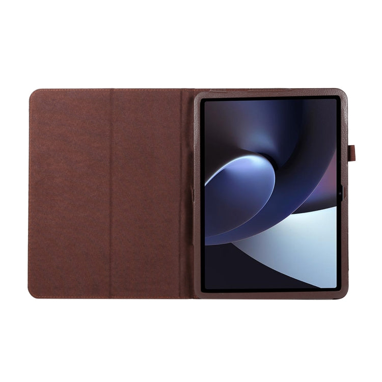 For OPPO Pad 2 2023 Litchi Texture Leather Tablet Case