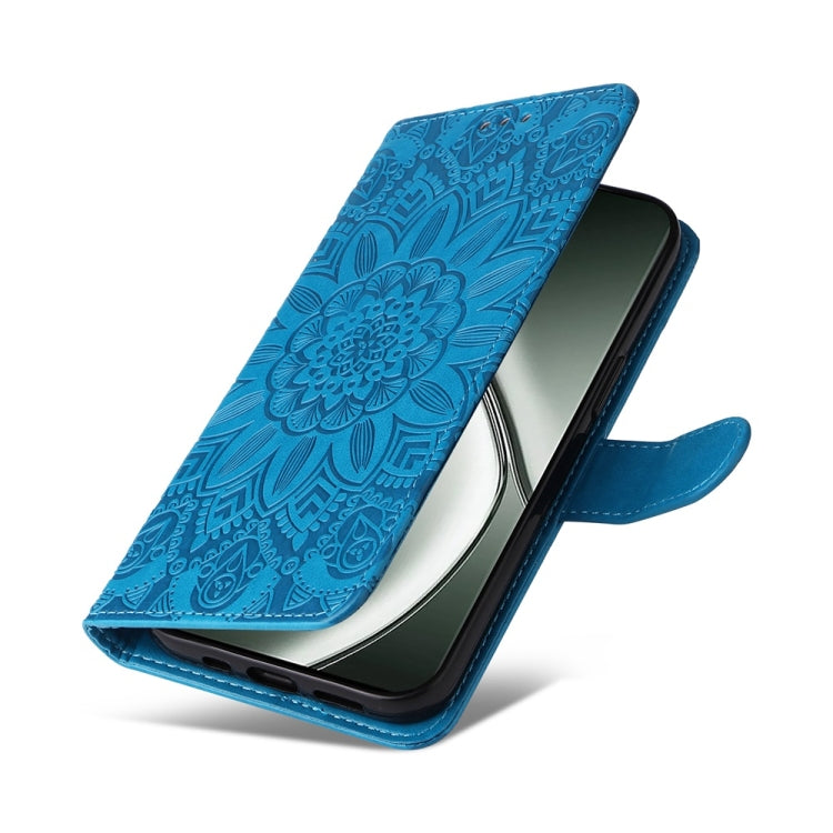 For Realme GT 6 / GT Neo6 SE Embossed Sunflower Leather Phone Case