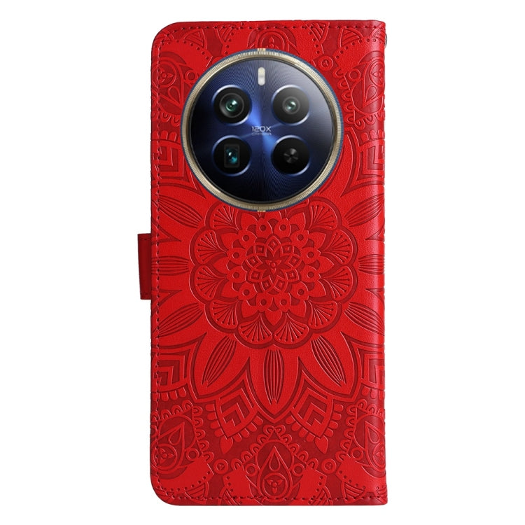 For Realme 13 Pro / 13 Pro+ / P1 Pro Global Embossed Sunflower Leather Phone Case