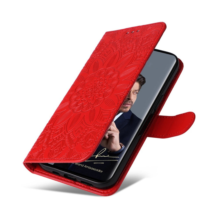 For Realme 13 Pro / 13 Pro+ / P1 Pro Global Embossed Sunflower Leather Phone Case
