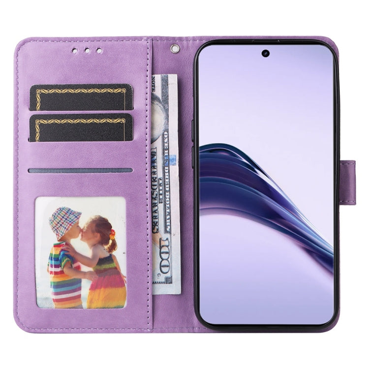 For Realme 13 Pro / 13 Pro+ / P1 Pro Global Embossed Sunflower Leather Phone Case