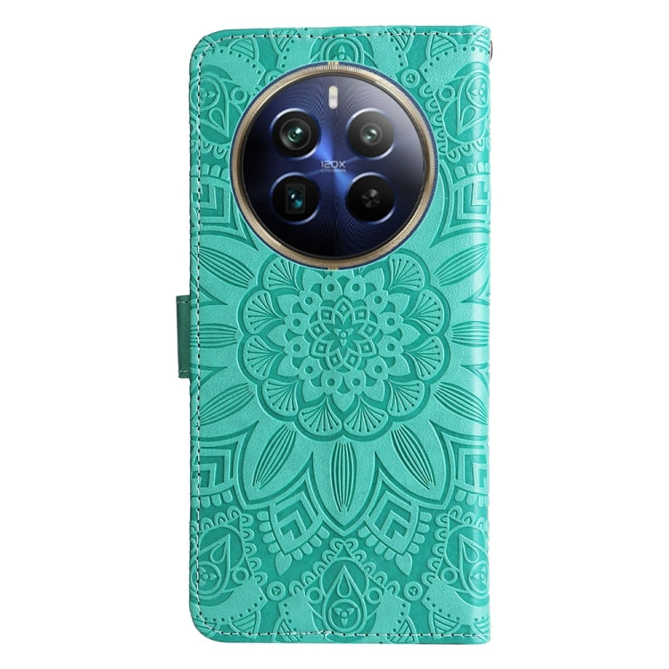 For Realme 13 Pro / 13 Pro+ / P1 Pro Global Embossed Sunflower Leather Phone Case