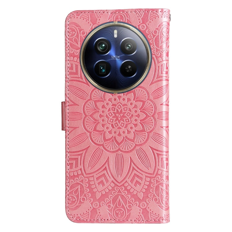 For Realme 13 Pro / 13 Pro+ / P1 Pro Global Embossed Sunflower Leather Phone Case