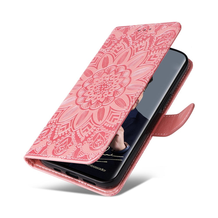 For Realme 13 Pro / 13 Pro+ / P1 Pro Global Embossed Sunflower Leather Phone Case