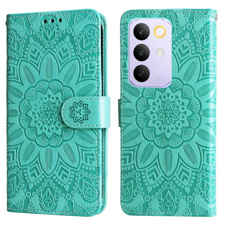 For Realme C85 Pro 4G Embossed Sunflower Leather Phone Case
