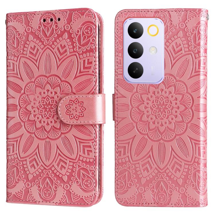 For Realme C85 Pro 4G Embossed Sunflower Leather Phone Case