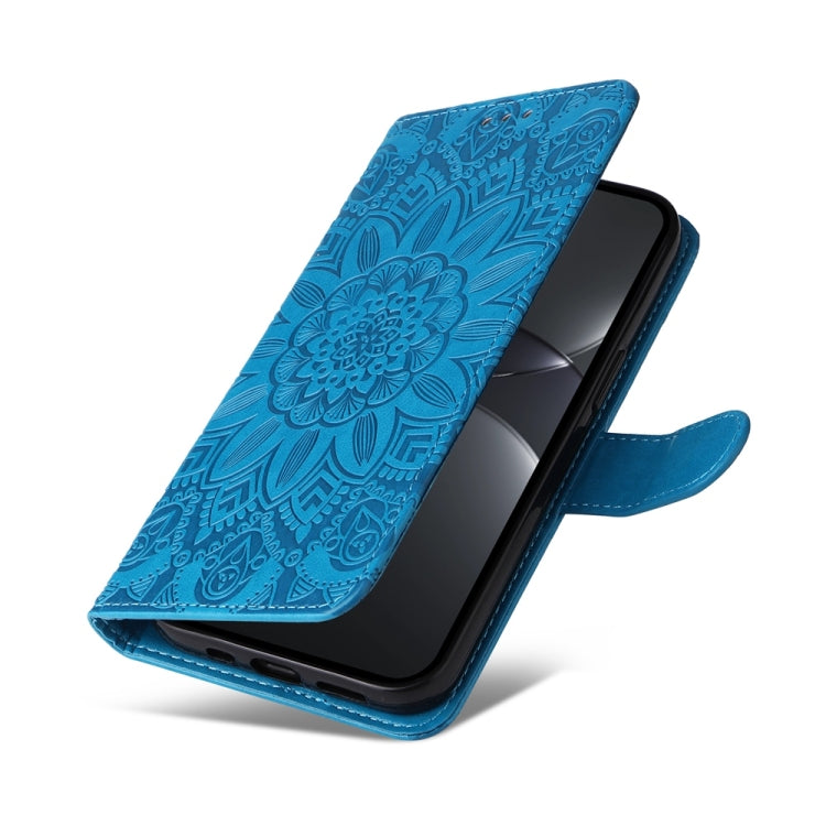 For Huawei nova 13 Pro Embossed Sunflower Leather Phone Case