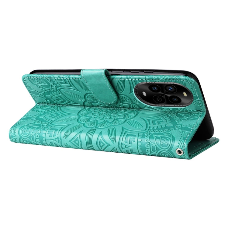 For Huawei nova 13 Pro Embossed Sunflower Leather Phone Case