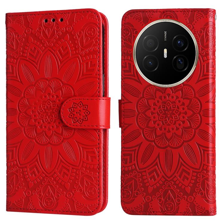 For Huawei Mate 70 Air 5G Embossed Sunflower Leather Phone Case