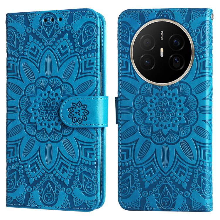 For Huawei Mate 70 Air 5G Embossed Sunflower Leather Phone Case