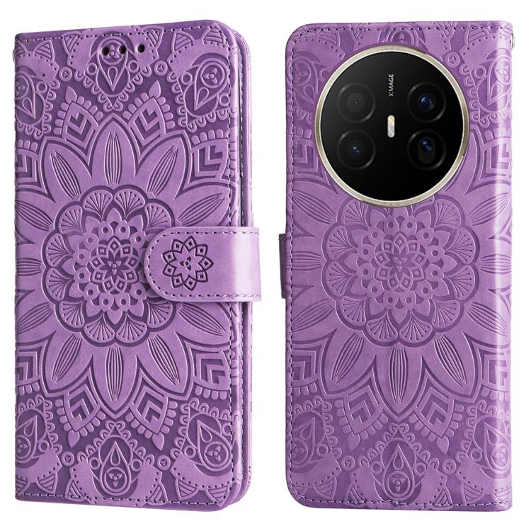 For Huawei Mate 70 Air 5G Embossed Sunflower Leather Phone Case