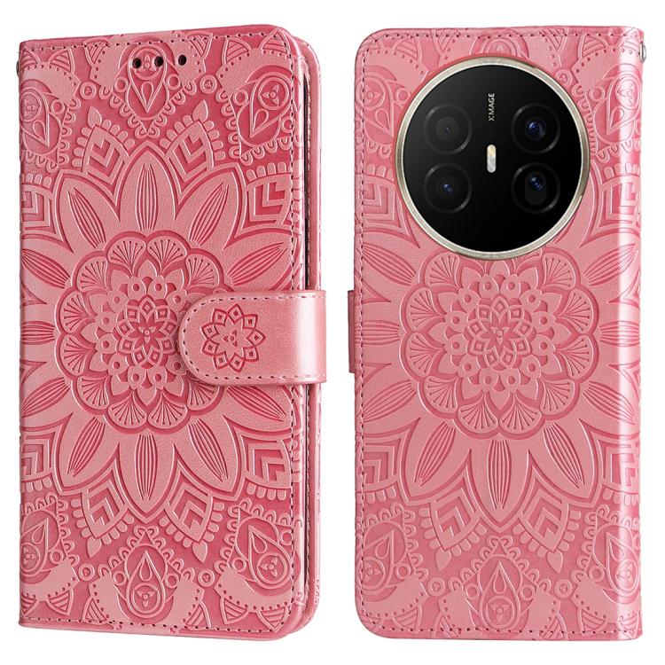 For Huawei Mate 70 Air 5G Embossed Sunflower Leather Phone Case