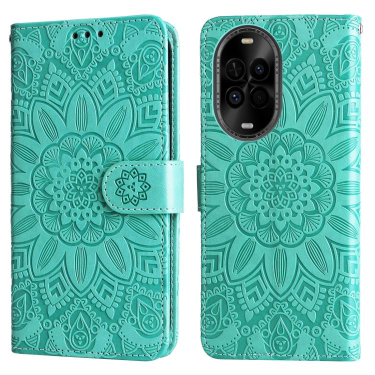 For Huawei nova 14 Lite Embossed Sunflower Leather Phone Case