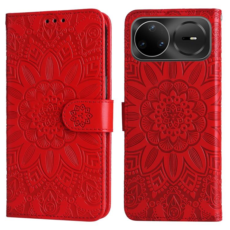 For Huawei nova 15 Pro / nova 15 Ultra Embossed Sunflower Leather Phone Case