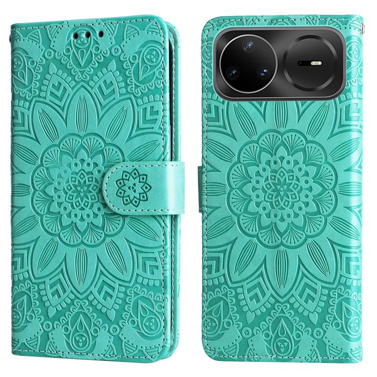 For Huawei nova 15 Pro / nova 15 Ultra Embossed Sunflower Leather Phone Case
