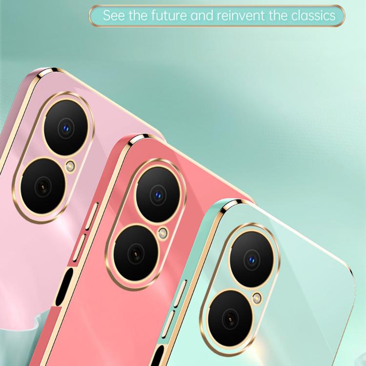 For Huawei Enjoy 80 XINLI Straight Edge 6D Electroplate TPU Phone Case