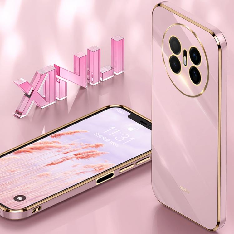 For Huawei Mate 70 Air XINLI Straight Edge 6D Electroplate TPU Phone Case