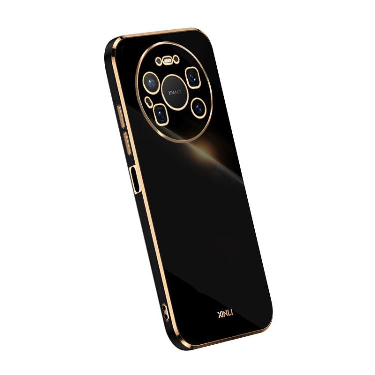 For Huawei Mate 80 Pro Max XINLI Straight Edge 6D Electroplate TPU Phone Case